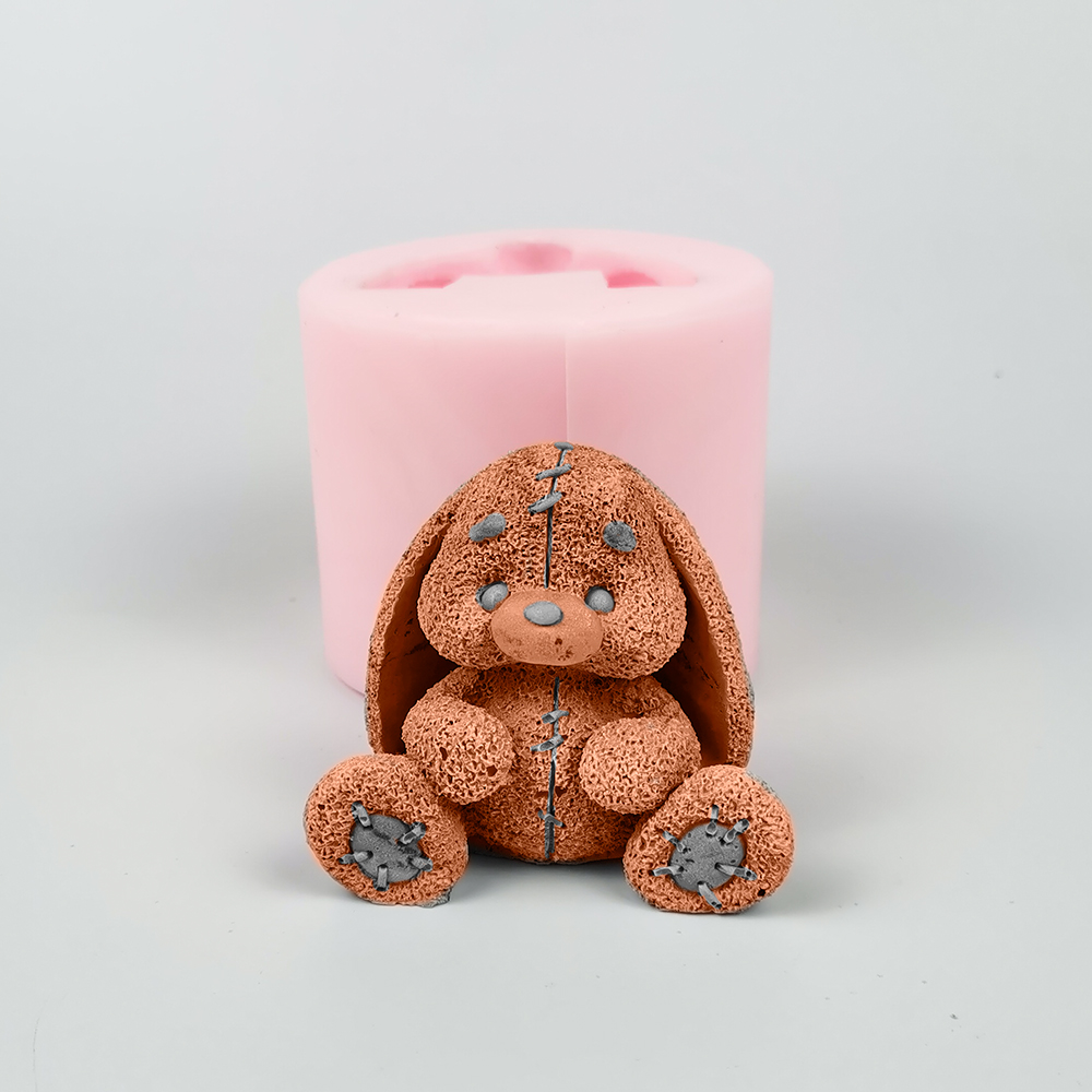 Bunny Cake Mold - Siliconen mal 3D schattige cartoon knuffel