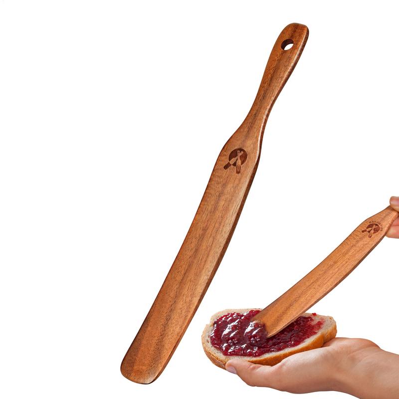 Okonomiyaki Spatula - Houten Roerstok Smalle Pot Schraper Draagbare