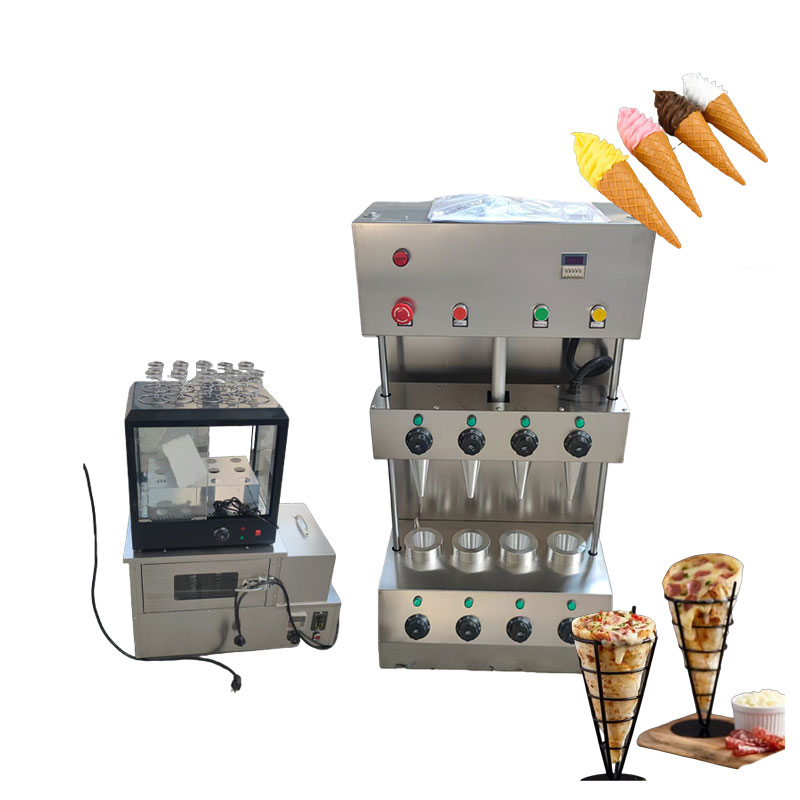 Waffle Cone Maker - Commerciële suikerwafelbakmachine, ijsvormmachine, mini-wafelhoornmachine, pizzahoorntjesmachine