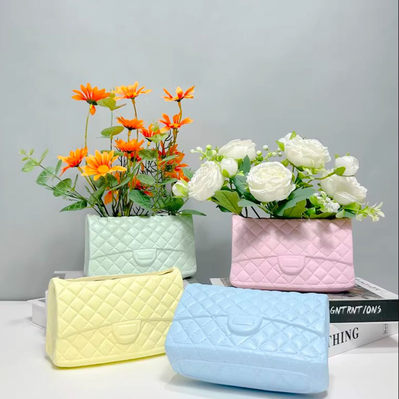 Potsticker Mold - Luxe Handtas Vaas Siliconen Mallen Bloemenvaas