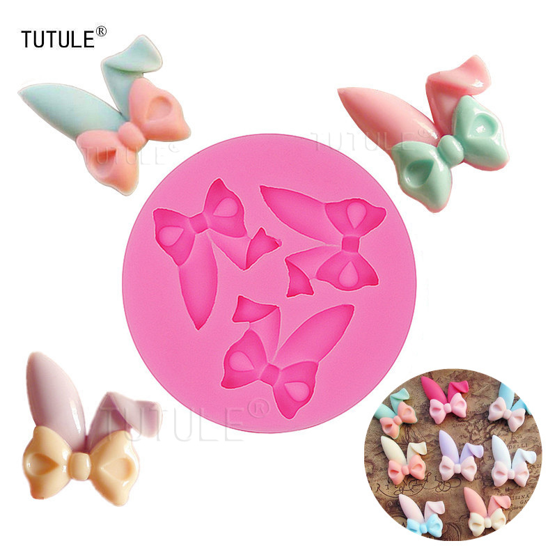 Bunny Cake Mold - Mini konijnenoren boog sieraden hoofdtooi accessoires