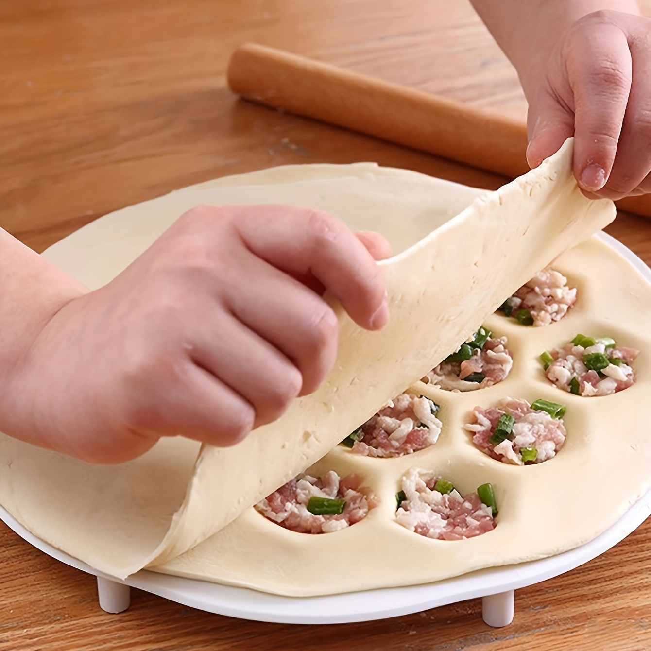 Dumpling Press Set - 1Pc-Eenvoudige Chinese Dumplings Schimmel, Keukendeegpers, Ravioli