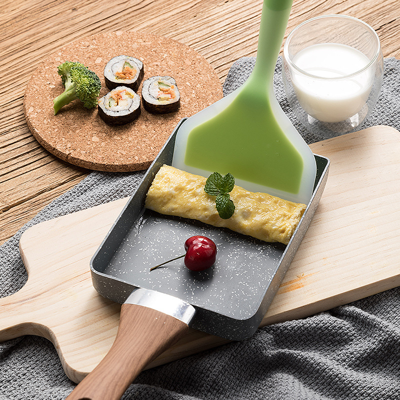 Mini Pancake Griddle - Koekenpan Tamagoyaki Omelet Zwart Antiaanbakpan Fry