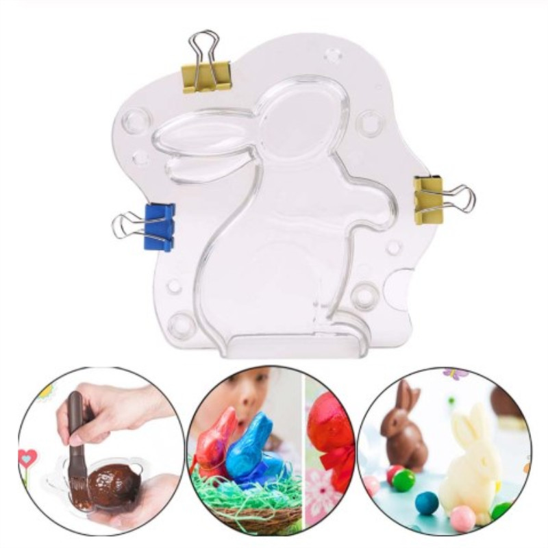 Bunny Cake Mold - Nieuwe 3D Konijn vormige Chocolade Schimmel