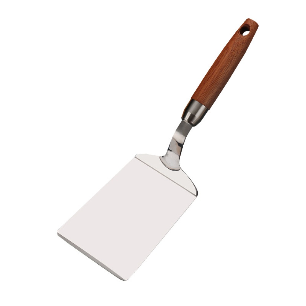 Okonomiyaki Spatula - Roestvrijstalen spatel met houten handvat Steak