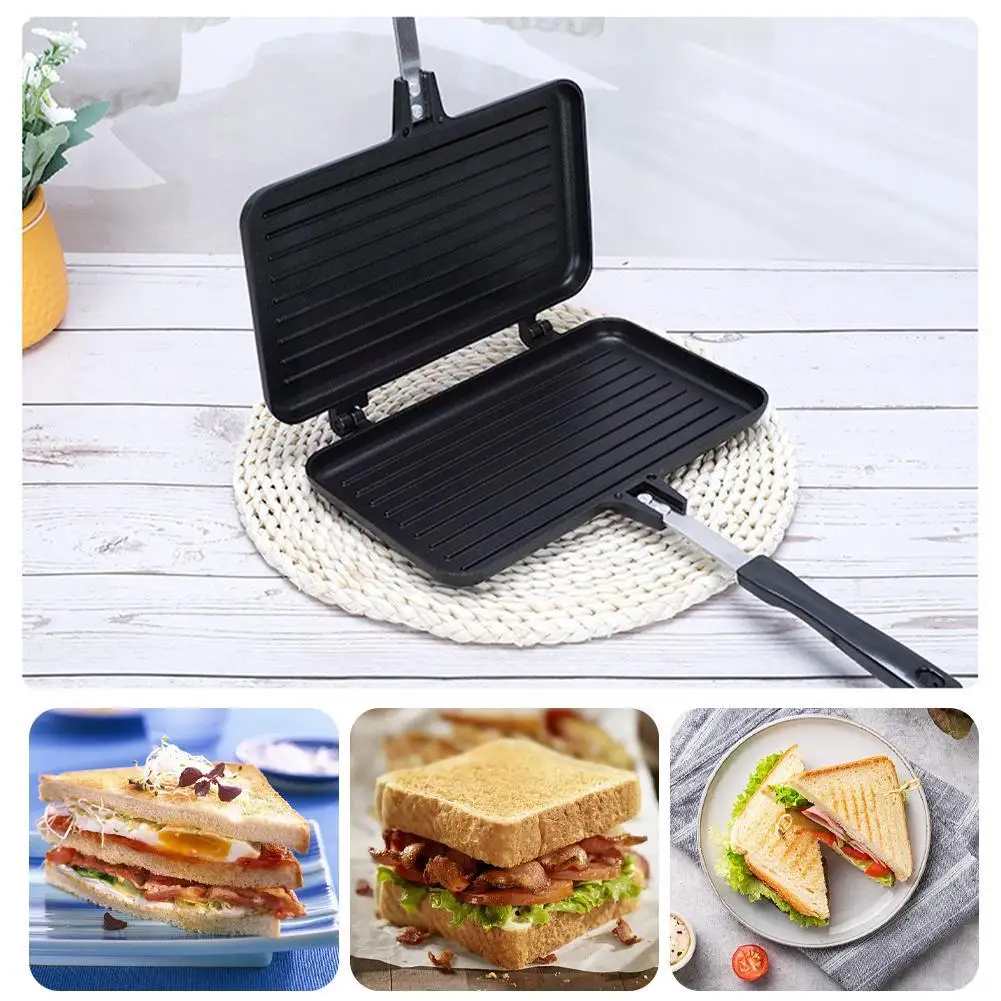 Mini Pancake Griddle - Dubbelzijdig Koekenpan Non-stick Sandwich Maker Wafel