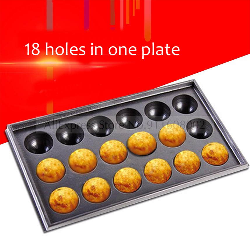 Takoyaki Grill Plate - 1 Stuk Octopus Ballen Plaat Anti-aanbak