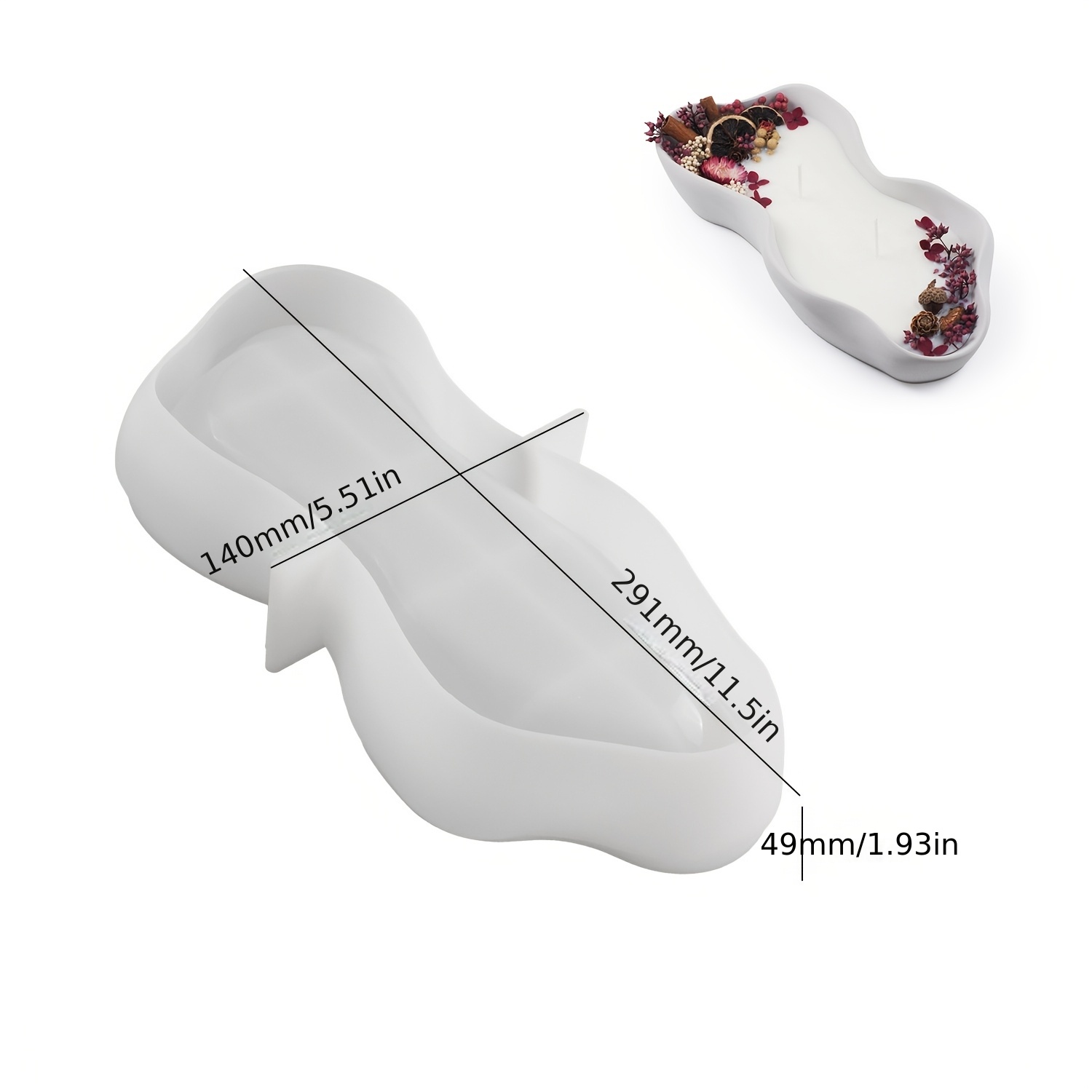 1 grote onregelmatige ovale si - Potsticker Mold recensie en prijs