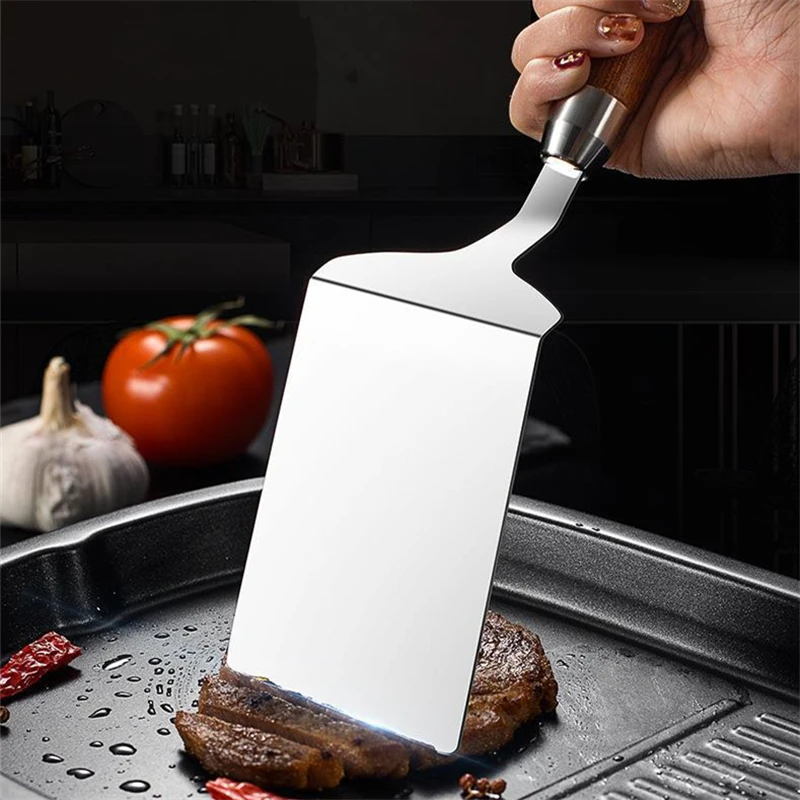 Rvs Vierkante Kop Steak Koken  - Okonomiyaki Spatula recensie en prijs