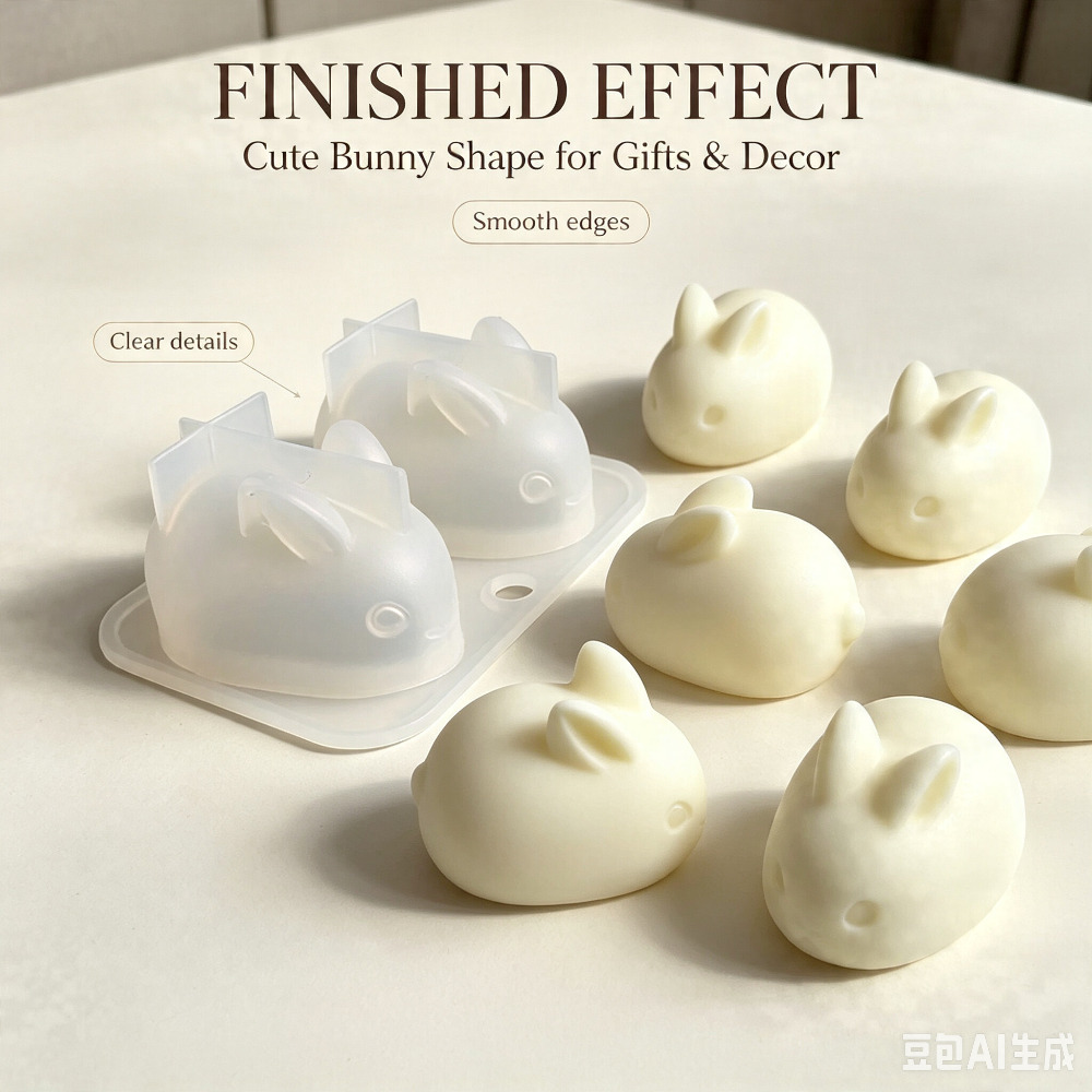 3D Mini Konijn Siliconen Mal F - Bunny Cake Mold recensie en prijs