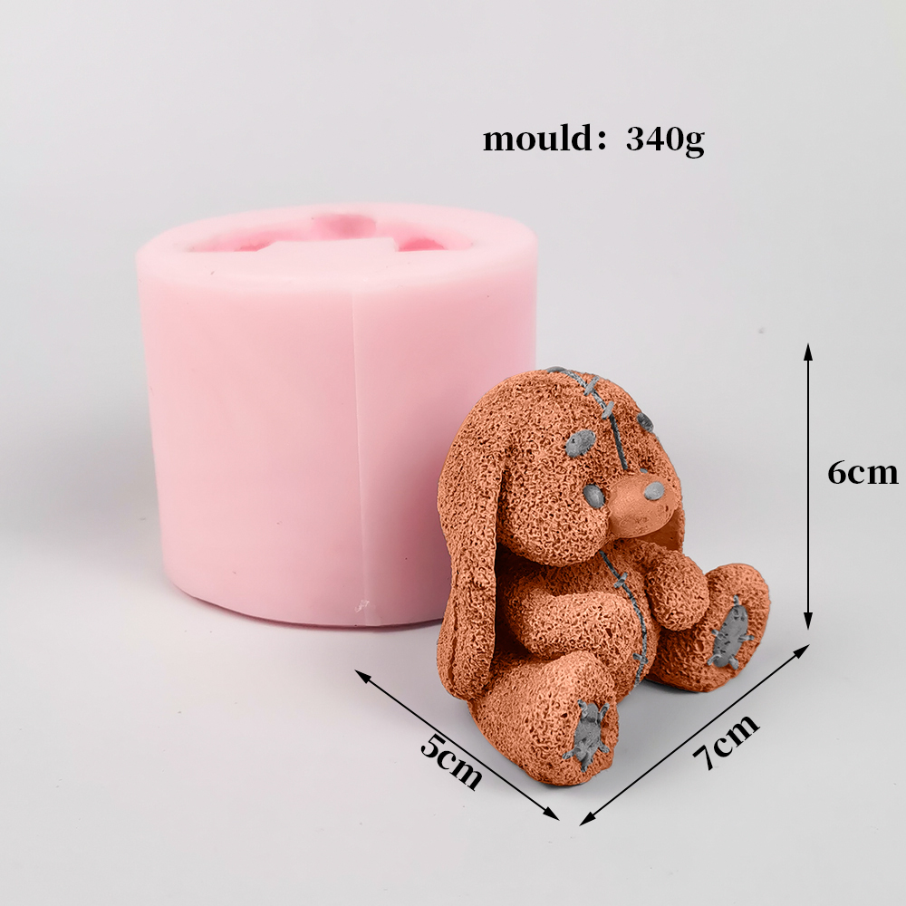 Siliconen mal 3D schattige car - Bunny Cake Mold recensie en prijs