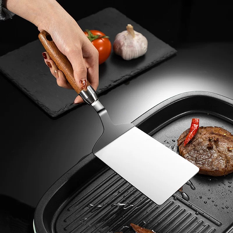 Roestvrijstalen frituurspatel  - Okonomiyaki Spatula recensie en prijs