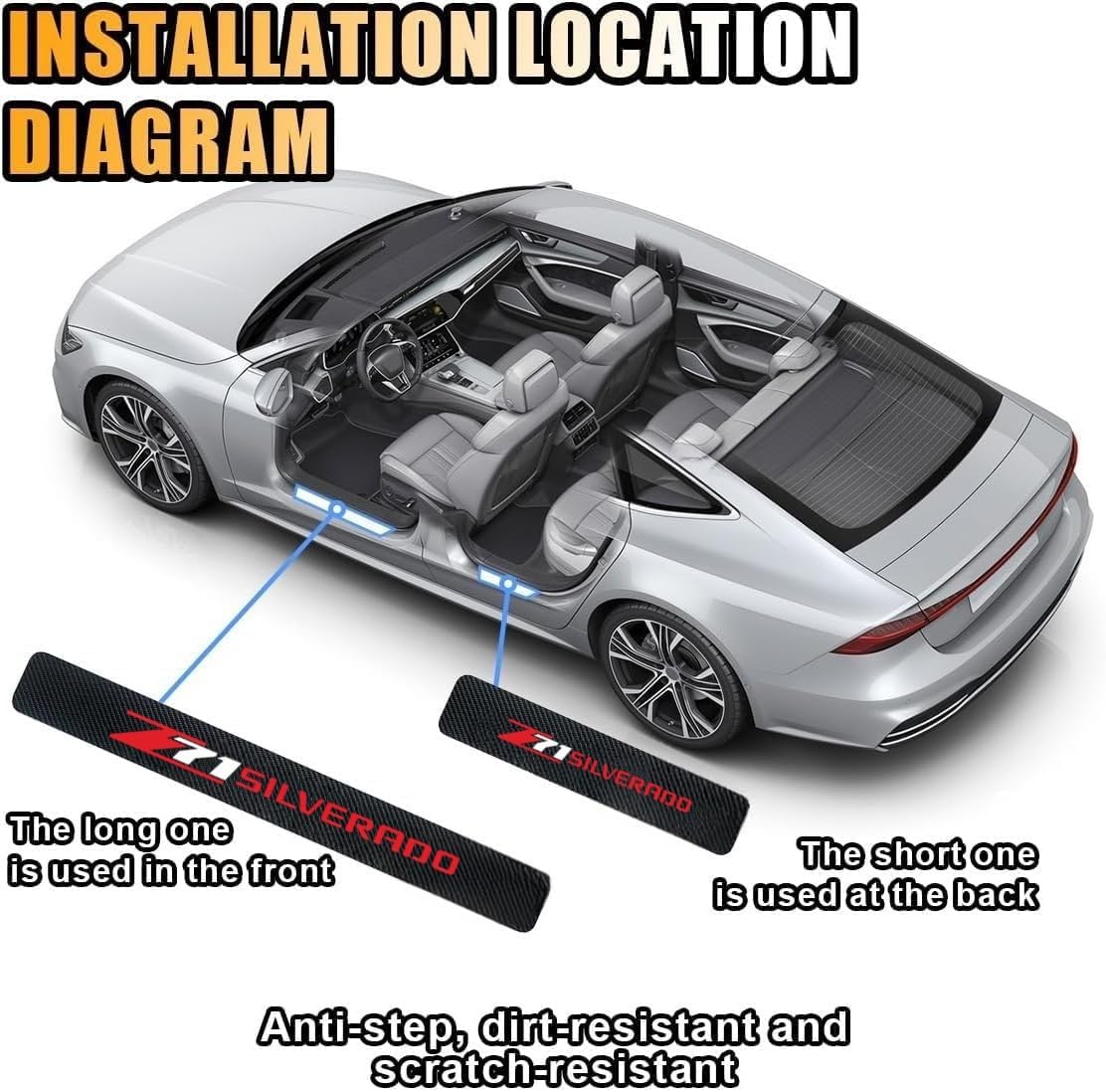 Auto Instaplijsten Plaat Guard - Crepe Pan Carbon recensie en prijs