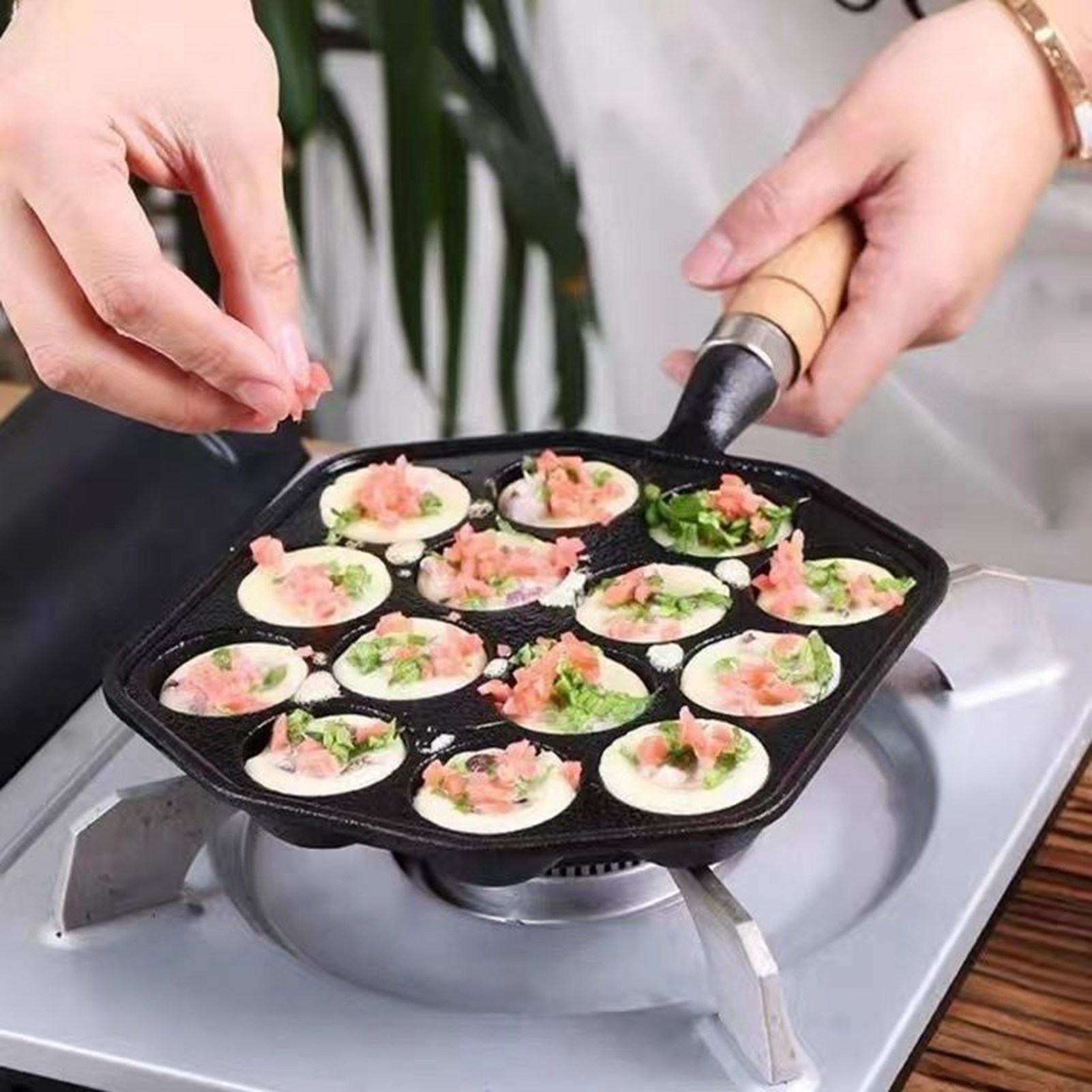 14 Gaten Takoyaki Pan Anti-Aan - Takoyaki Grill Plate recensie en prijs