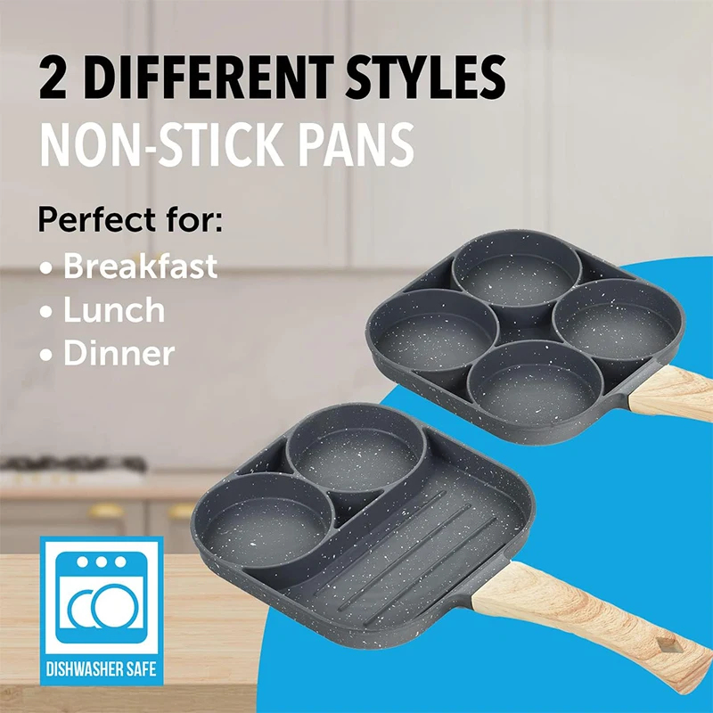 Pannenkoekenpan met 4 comparti - Mini Pancake Griddle recensie en prijs