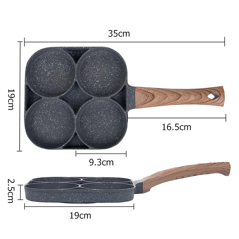 Pannenkoekenpan met 4 comparti - Mini Pancake Griddle recensie en prijs