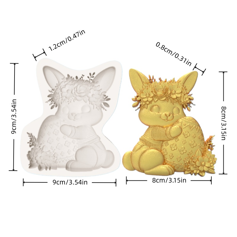 Paaskrans Bunny siliconen bakv - Bunny Cake Mold recensie en prijs