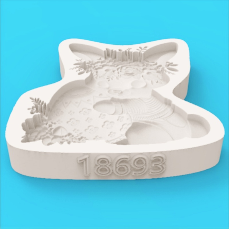 Paaskrans Bunny siliconen bakv - Bunny Cake Mold recensie en prijs