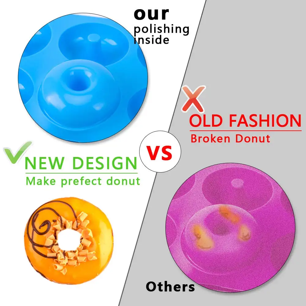 6-gaats siliconen donutvorm ba - Donut Mold Silicone recensie en prijs