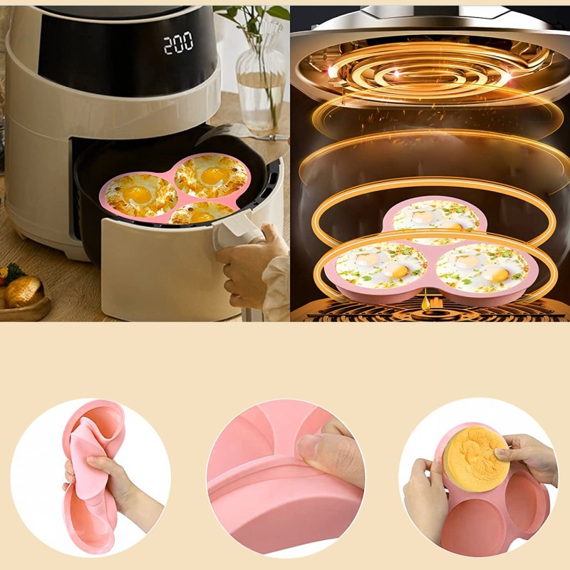 Herbruikbare Siliconen Lucht F - Egg Waffle Pan recensie en prijs