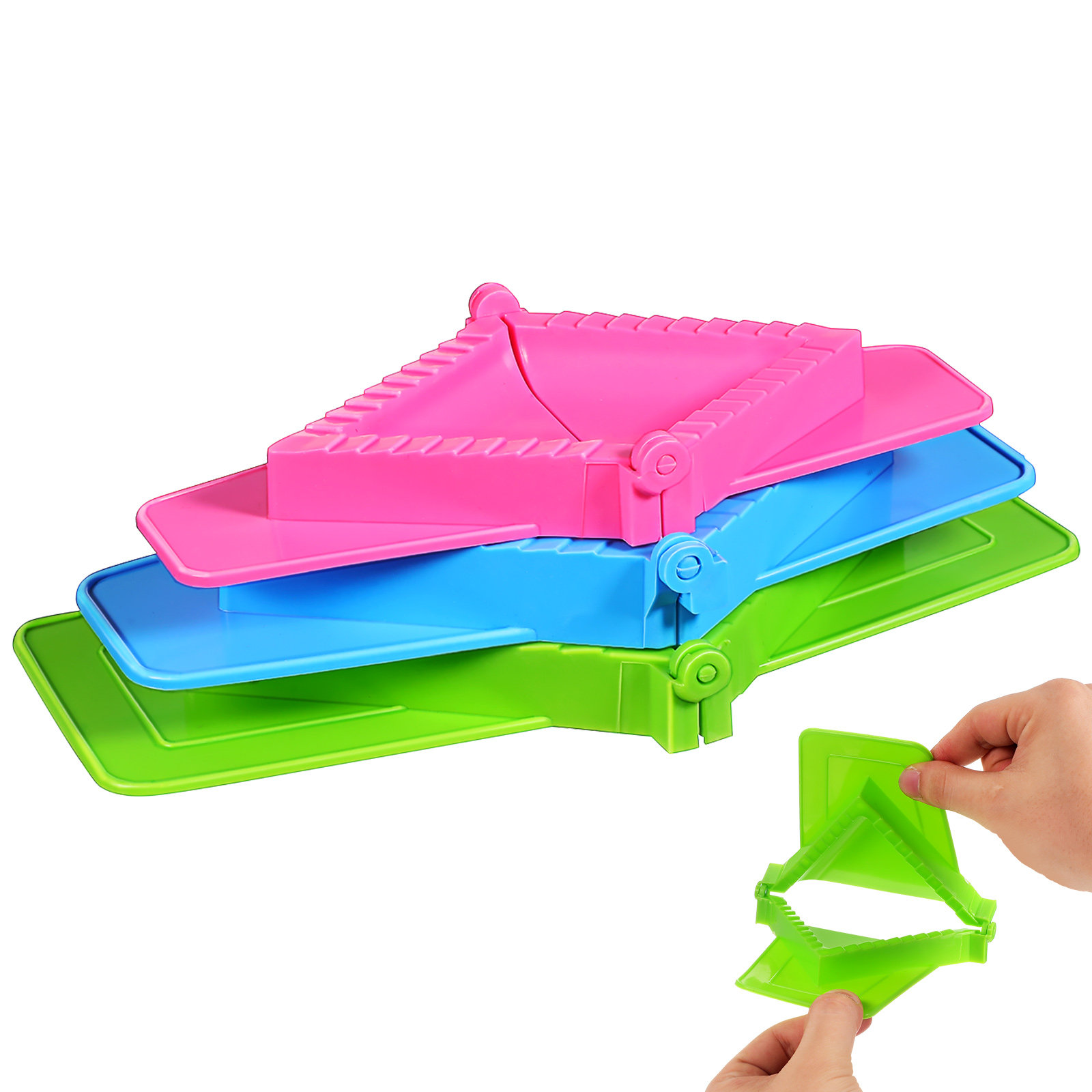 3-delige plastic dumplingvorme - Dumpling Press Set recensie en prijs