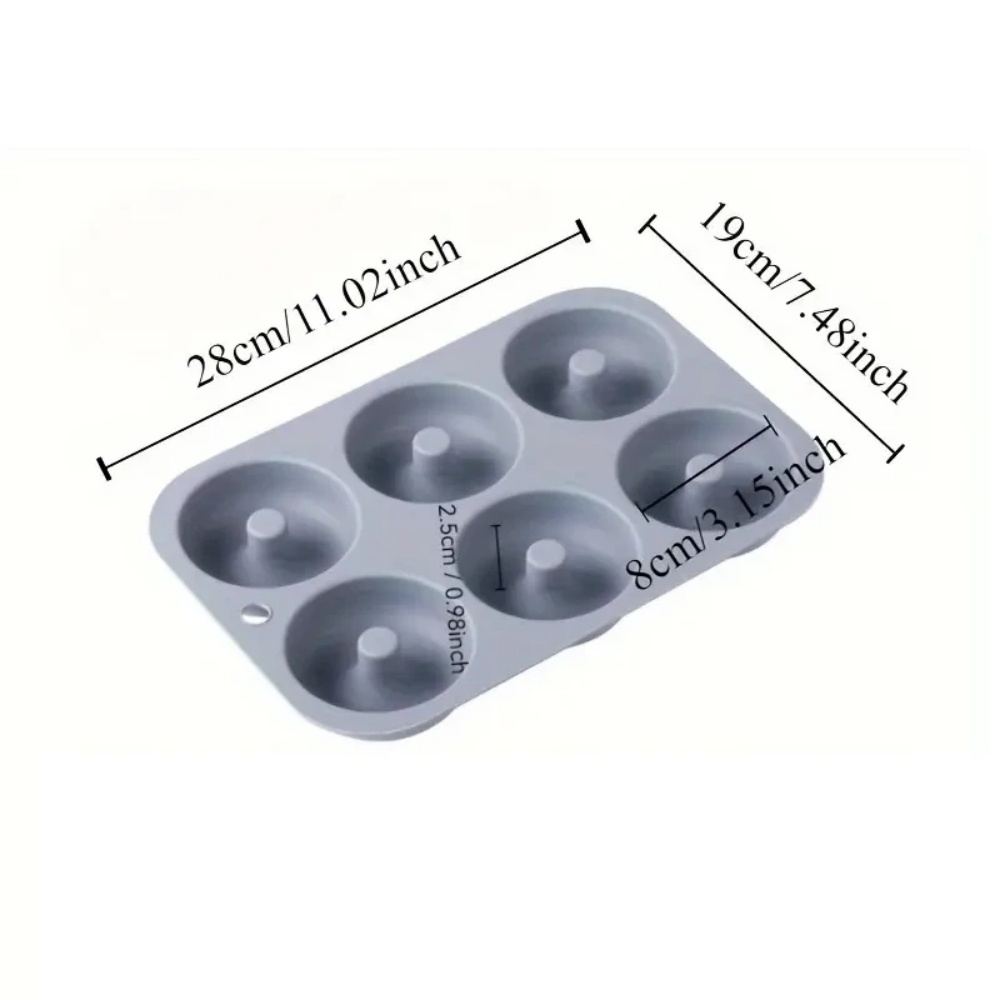 6 Gaten Bakvorm Food Grade Sil - Donut Mold Silicone recensie en prijs