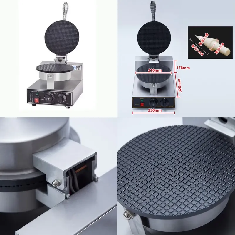 TEBAK Fabrieksnackautomaten El - Waffle Cone Maker recensie en prijs
