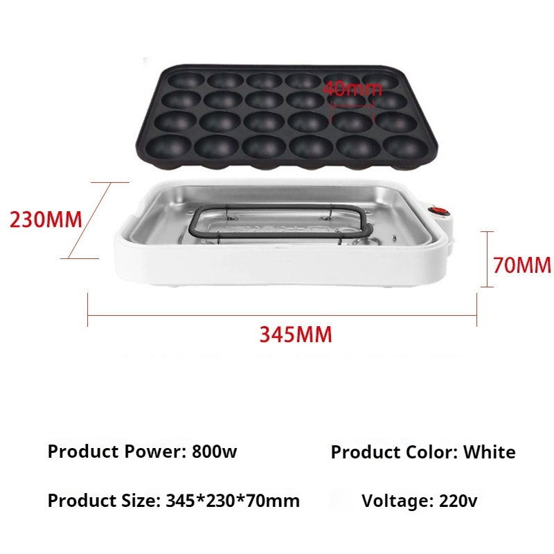 220V Chibi Maruko Bakmachine H - Takoyaki Grill Plate recensie en prijs