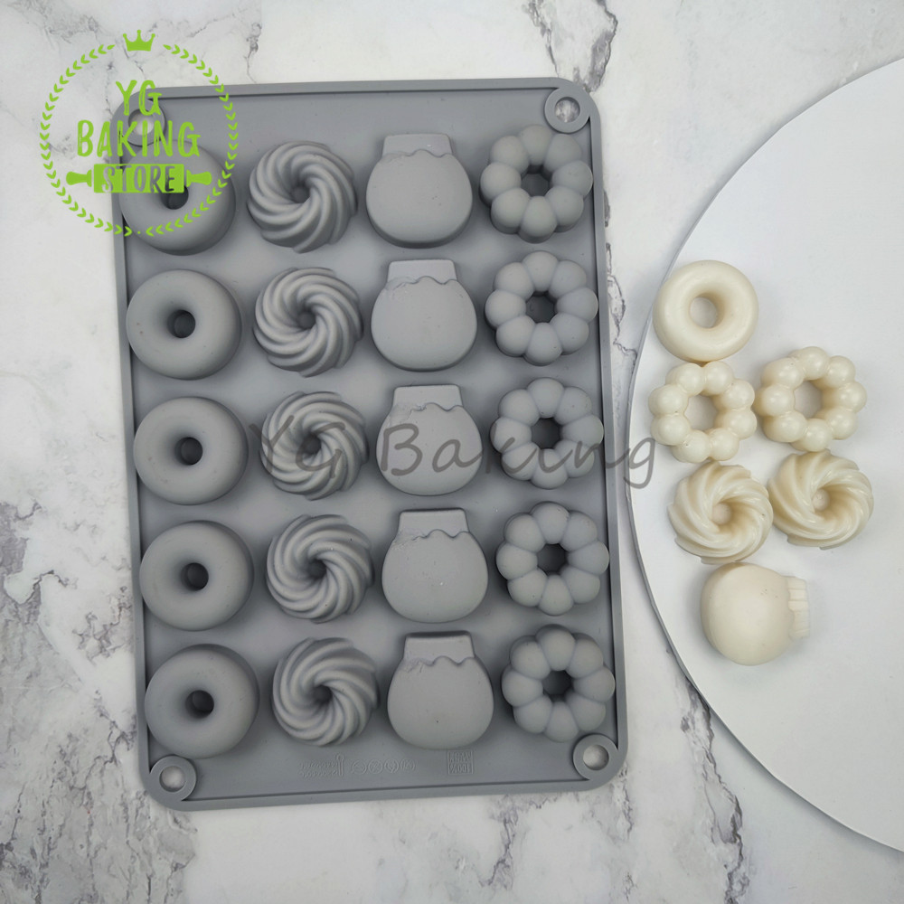 Dorica 3D Mini Donut Sawalin C - Donut Mold Silicone recensie en prijs