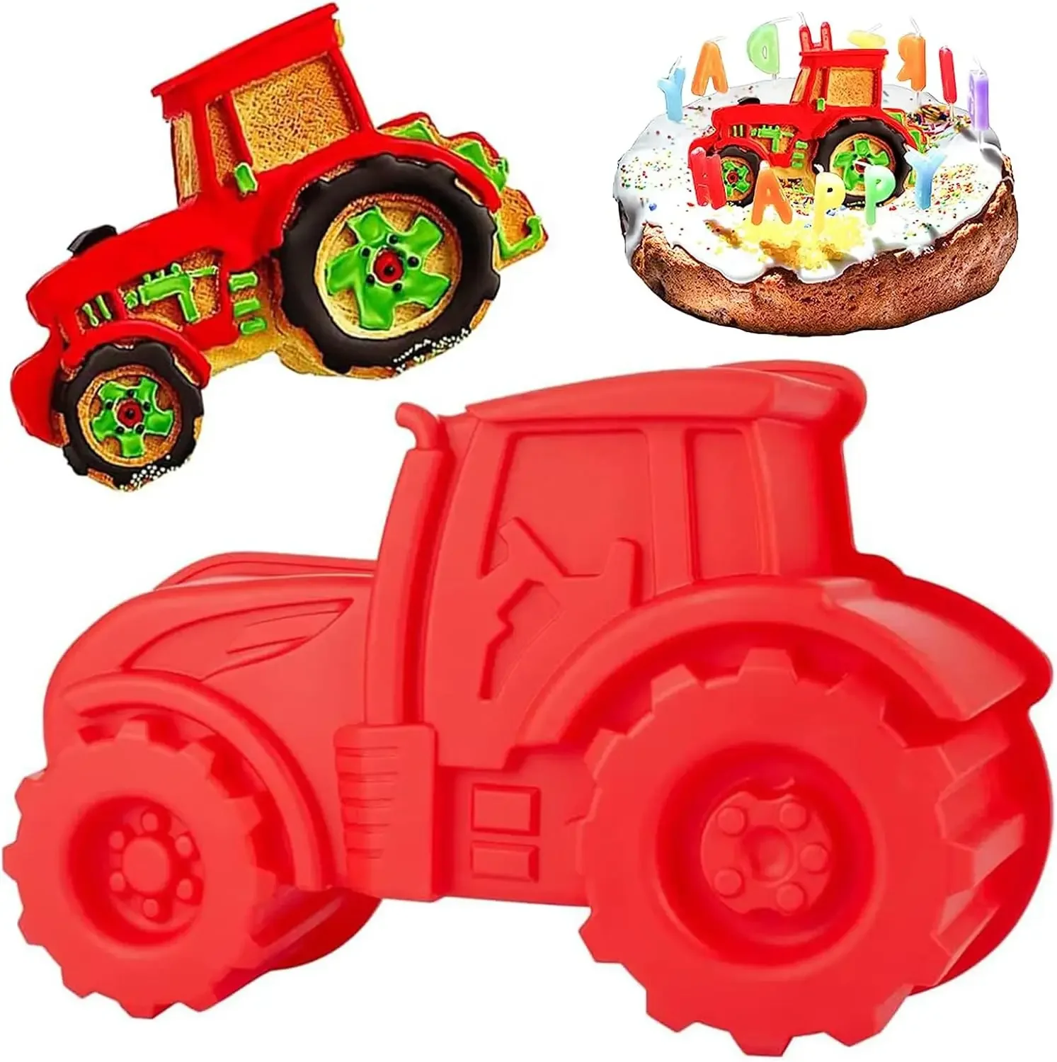 3D Tractor Siliconen Bakvormen - Bunny Cake Mold recensie en prijs