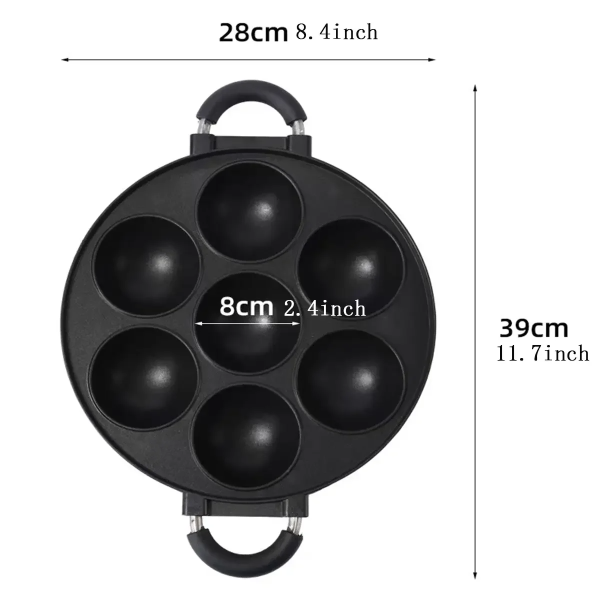 7-Holes Cake Kookpan Gietijzer - Cast Iron Corn recensie en prijs