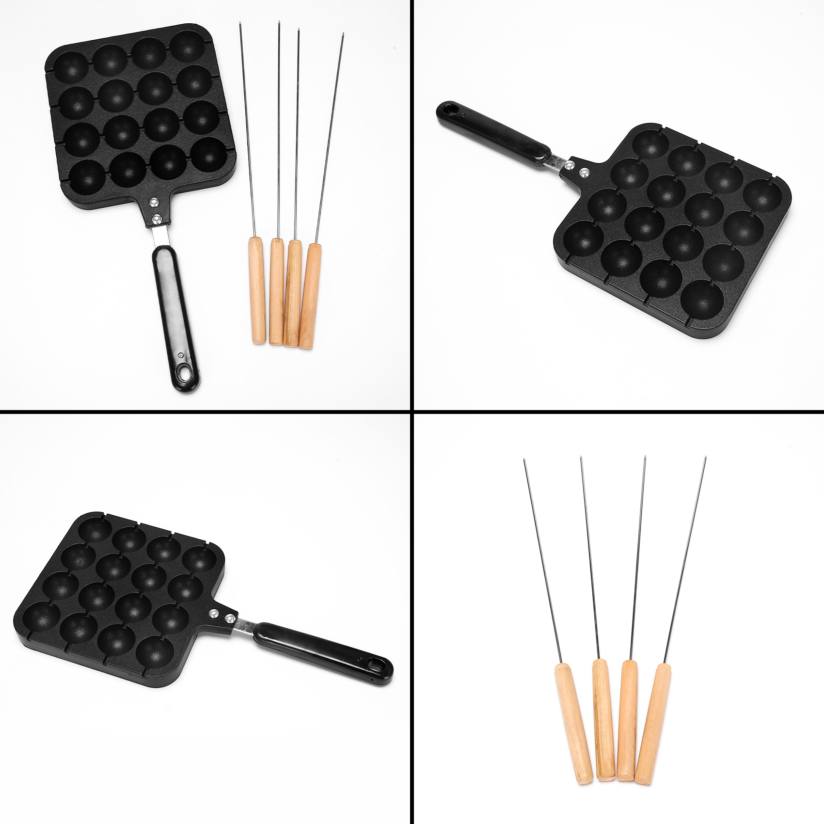 F-T 16 Gaten Aluminium Takoyak - Takoyaki Grill Plate recensie en prijs
