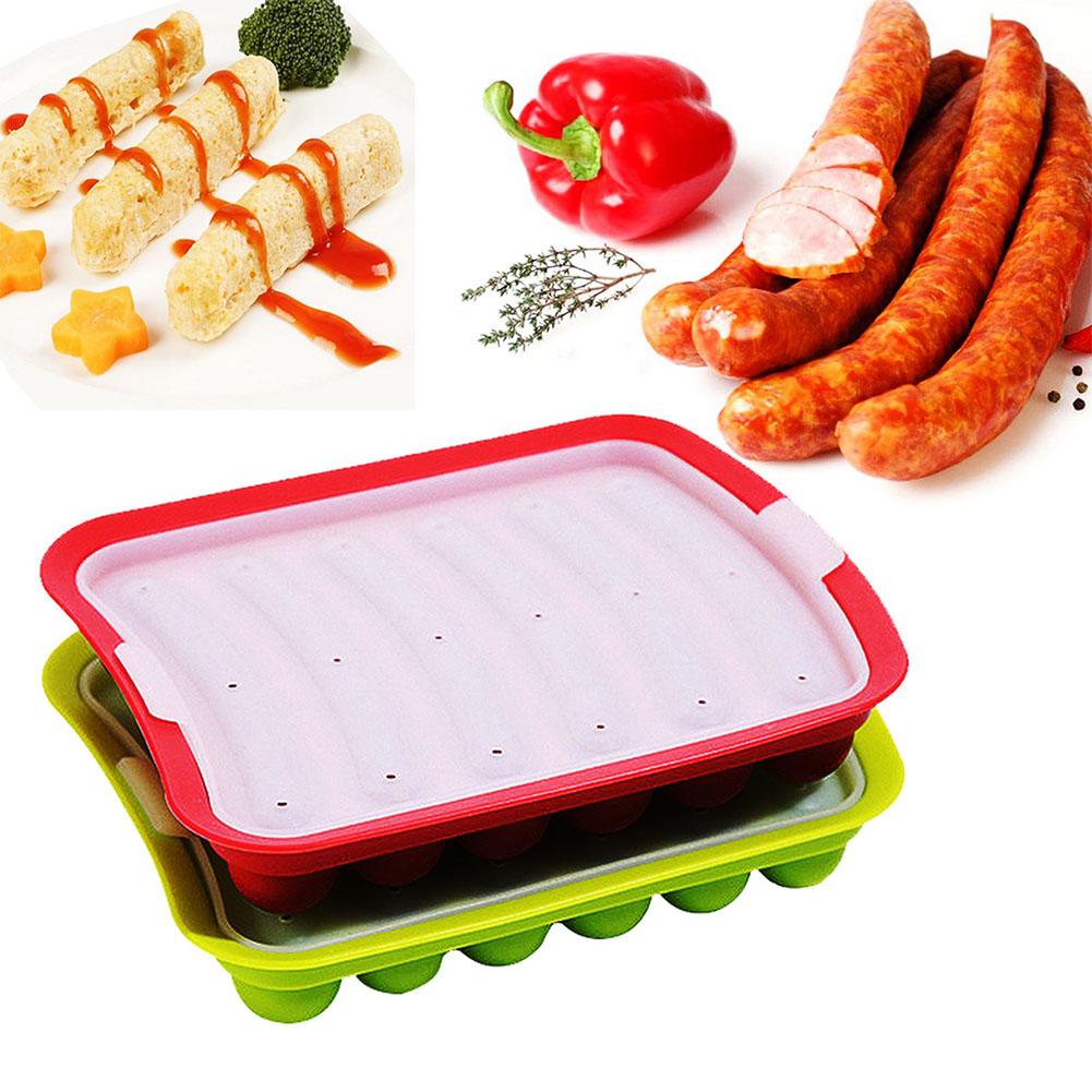 Worstvormer met 6 vakjes, sili - Hot Dog Press recensie en prijs