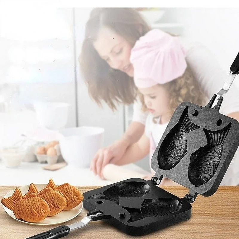 Keuken Japanse Taiyaki Dubbele - Egg Waffle Pan recensie en prijs