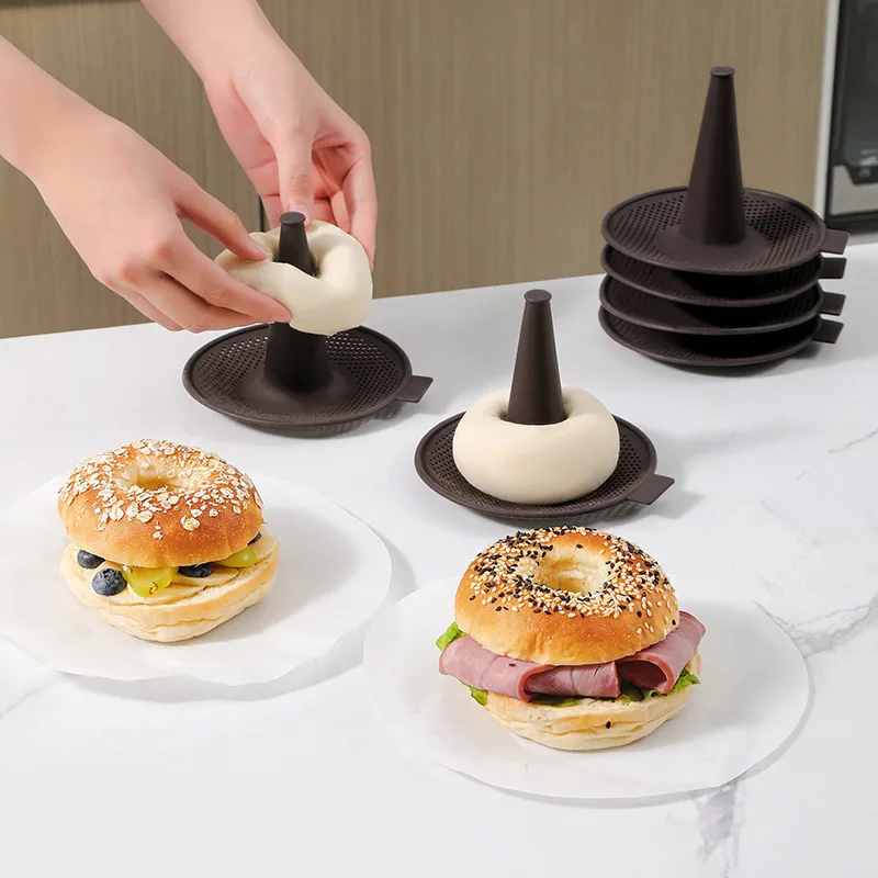 6 Stuks Bagel Gereedschap Sili - Donut Mold Silicone recensie en prijs