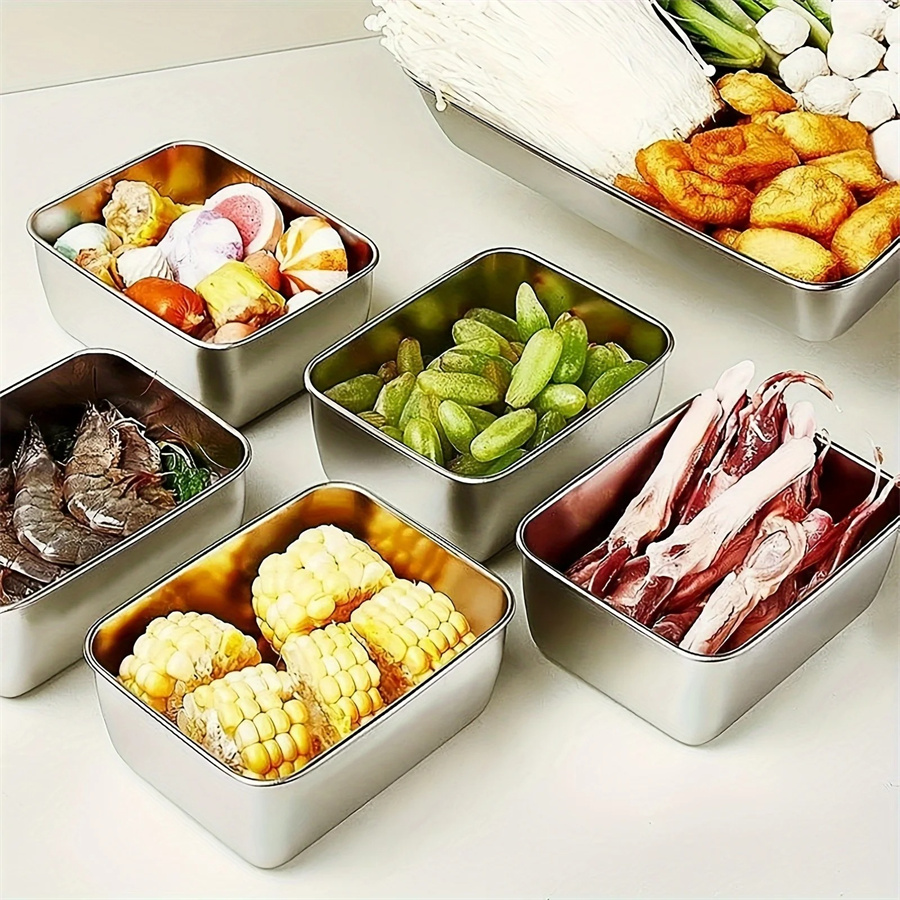 1/3/5 Stuks Rvs Voedsel Opberg - Dim Sum Basket recensie en prijs
