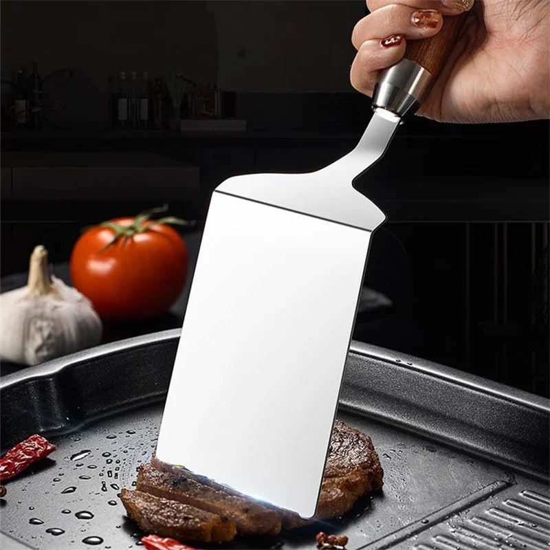 Rvs Vierkante Kop Steak Koken  - Okonomiyaki Spatula recensie en prijs