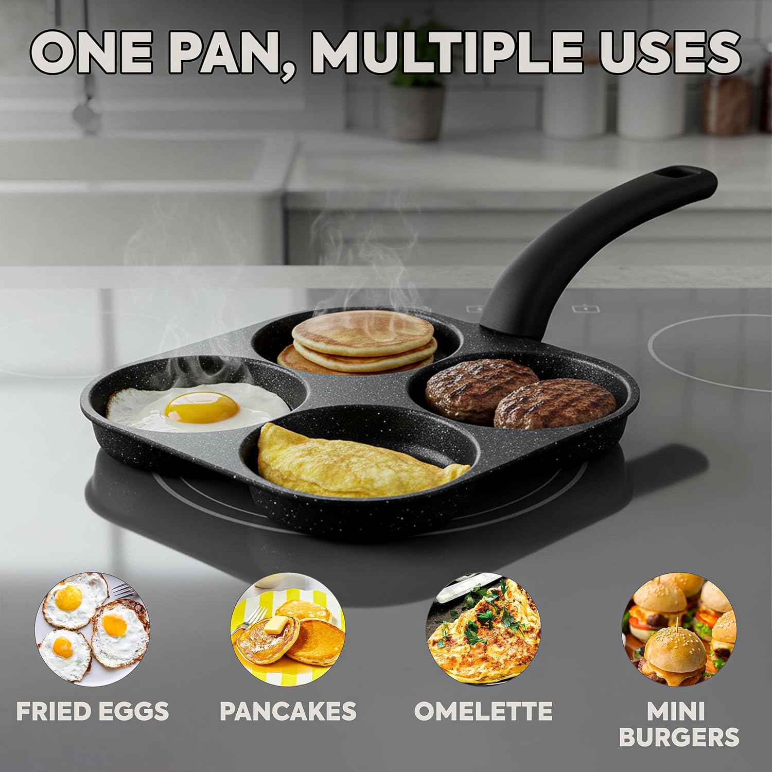 Eierpannenkoekenpan Anti-aanba - Egg Waffle Pan recensie en prijs
