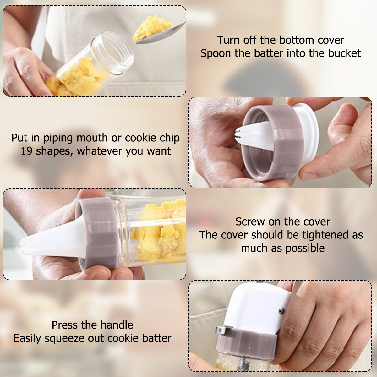 Cookie Press Set Cookie Press  - Churros Maker Gun recensie en prijs